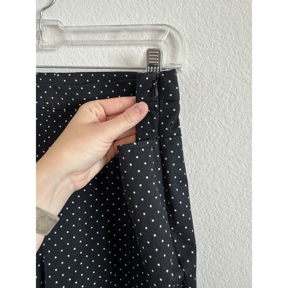AKRIS PUNTO Women's Black‎ & White Polka Dot Pants Size 6 - Picture 5 of 14